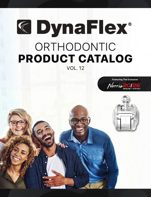 DynaFlex® Orthodontic Product Catalog Vol. 12 kapağı